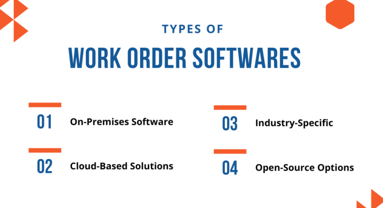 Types of work order software